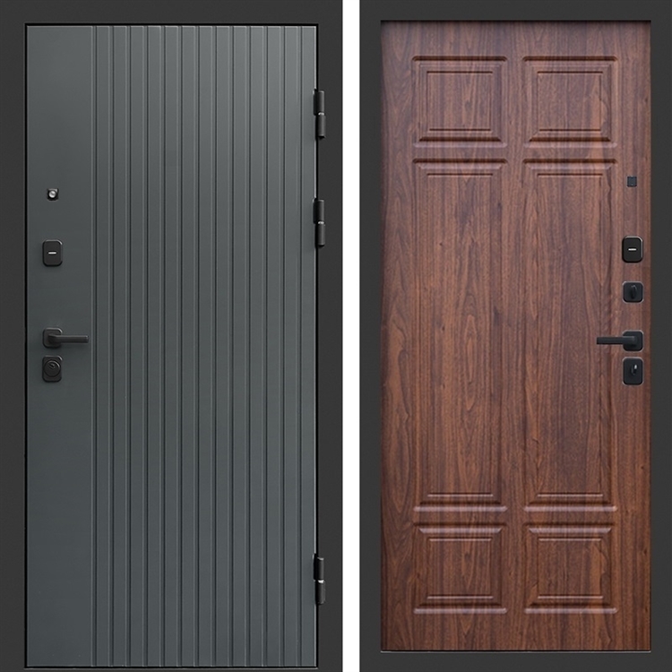 Входная дверь Гермес фл-245 Орех премиум 47511