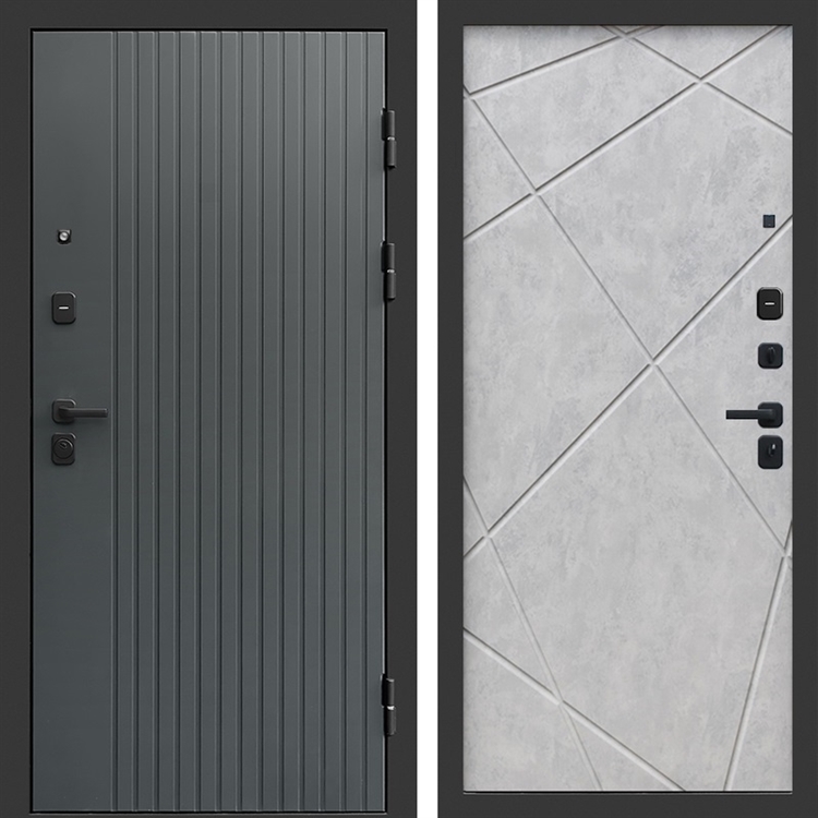 Входная дверь Гермес фл-247 Бетон светлый 47517