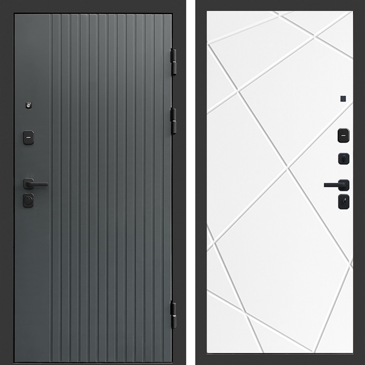 Входная дверь Гермес фл-247 Белый матовый 47518