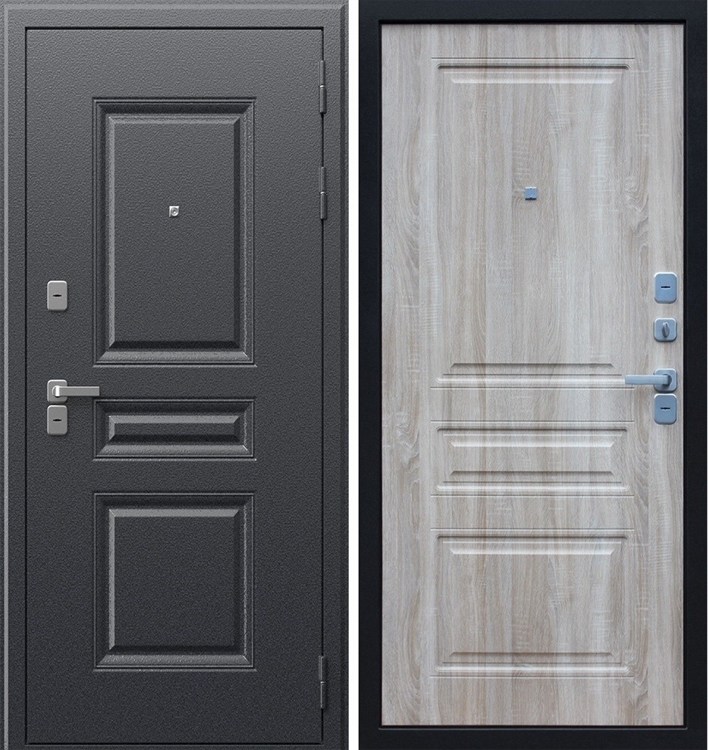 Входная дверь с терморазрывом АСД Диксон 3к Дуб сонома светлый 15585