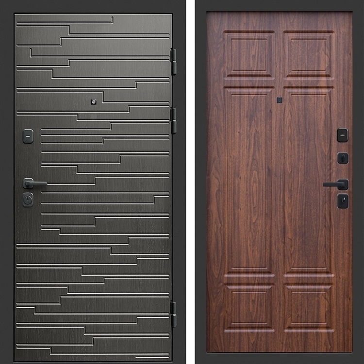 Входная дверь Ривьера фл-245 Орех премиум 47580