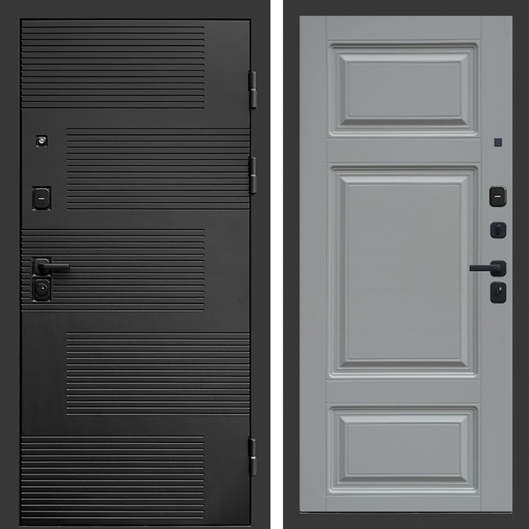 Входная дверь Фаворит фл-642 Грей софт 47689