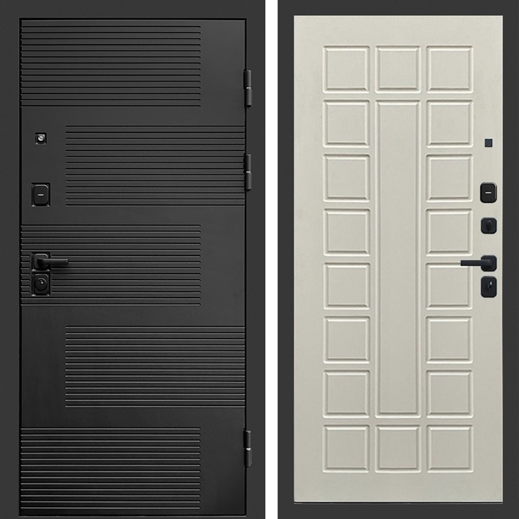 Входная металлическая дверь Фаворит фл-242 Бежевый матовый 47643