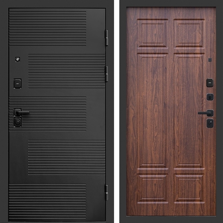 Входная металлическая дверь Фаворит фл-245 Орех премиум 47648