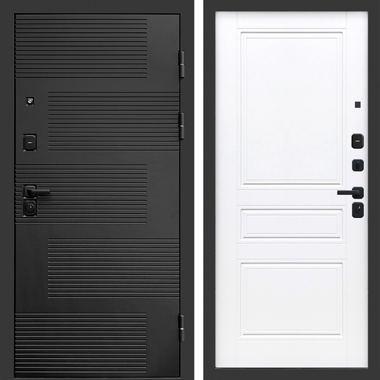 Входная металлическая дверь Фаворит фл-243 Белый матовый 47633