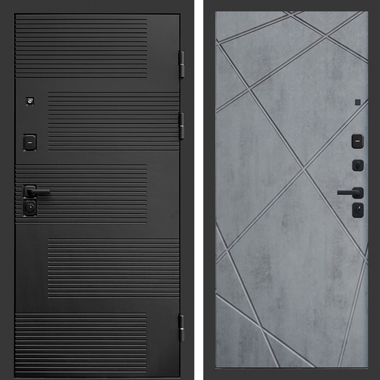 Входная металлическая дверь Фаворит фл-247 Бетон темный 47653