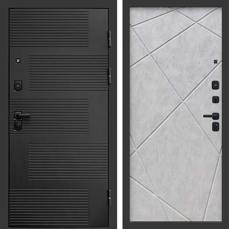 Входная металлическая дверь Фаворит фл-247 Бетон светлый 47654