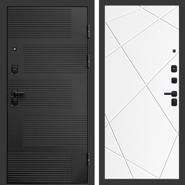 Входная металлическая дверь Фаворит фл-247 Белый матовый 47655