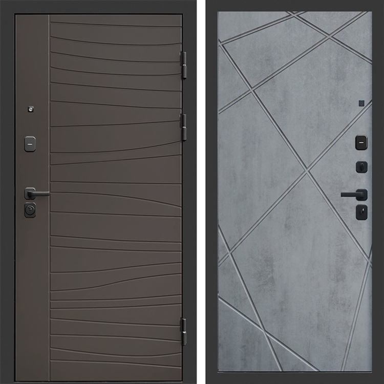 Входная дверь Сицилия фл-247 Бетон темный 47789