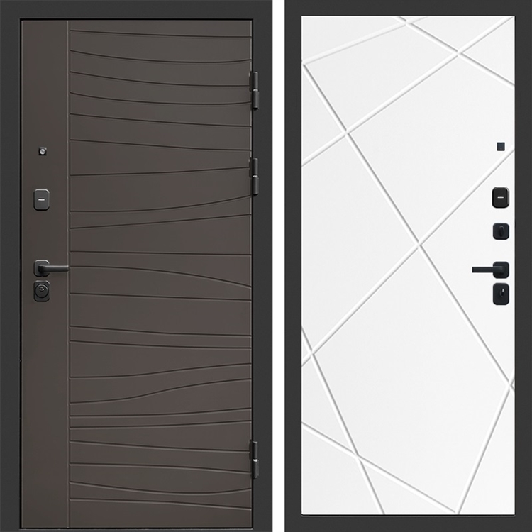 Входная дверь Сицилия фл-247 Белый матовый 47791