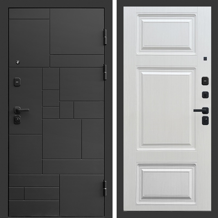 Входная дверь Квадро фл-642 Лиственница белая 47895