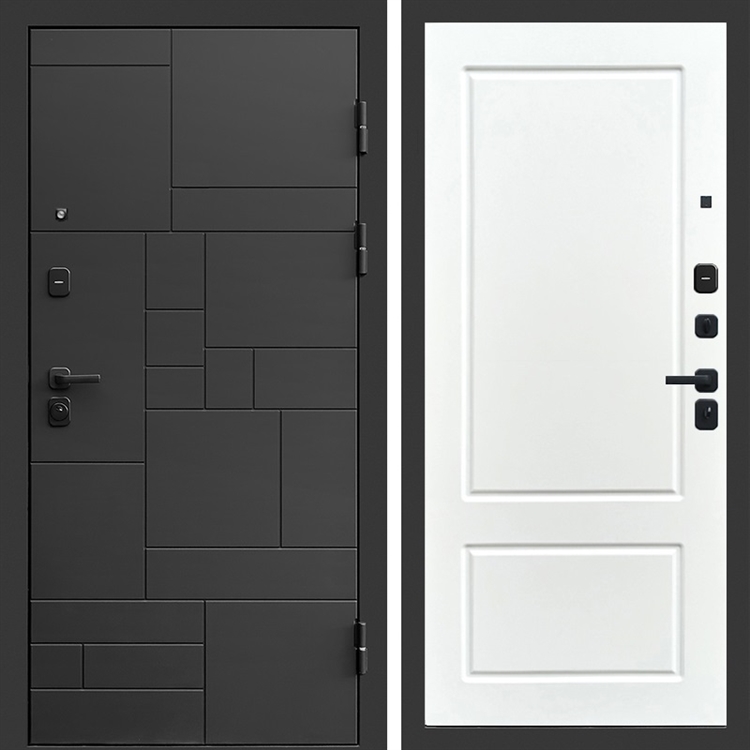 Входная дверь Квадро фл-643 Белый софт 47896