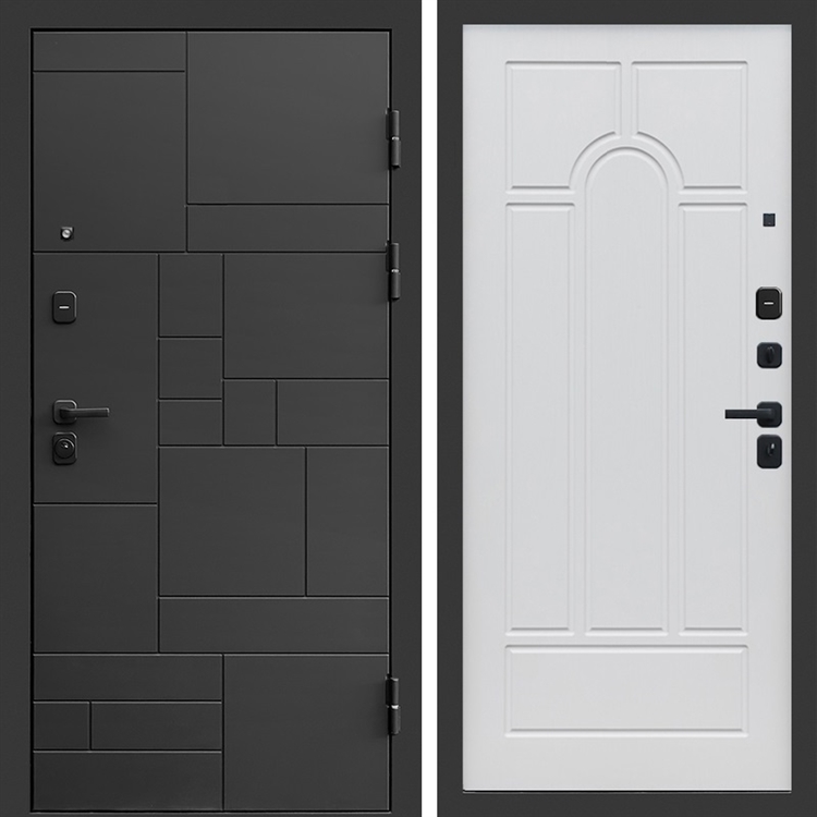 Входная дверь Квадро фл-241 Белое дерево 47842