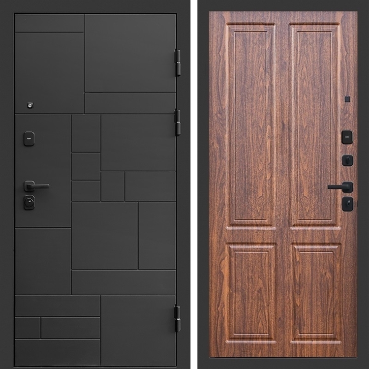 Входная дверь Квадро фл-245 Орех стандарт 47853