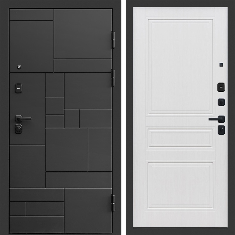 Входная дверь Квадро фл-243 Белое дерево 47836