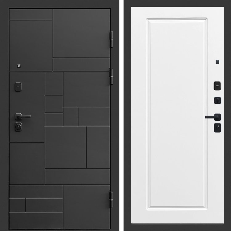 Входная дверь Квадро фл-543 Белый софт 47888