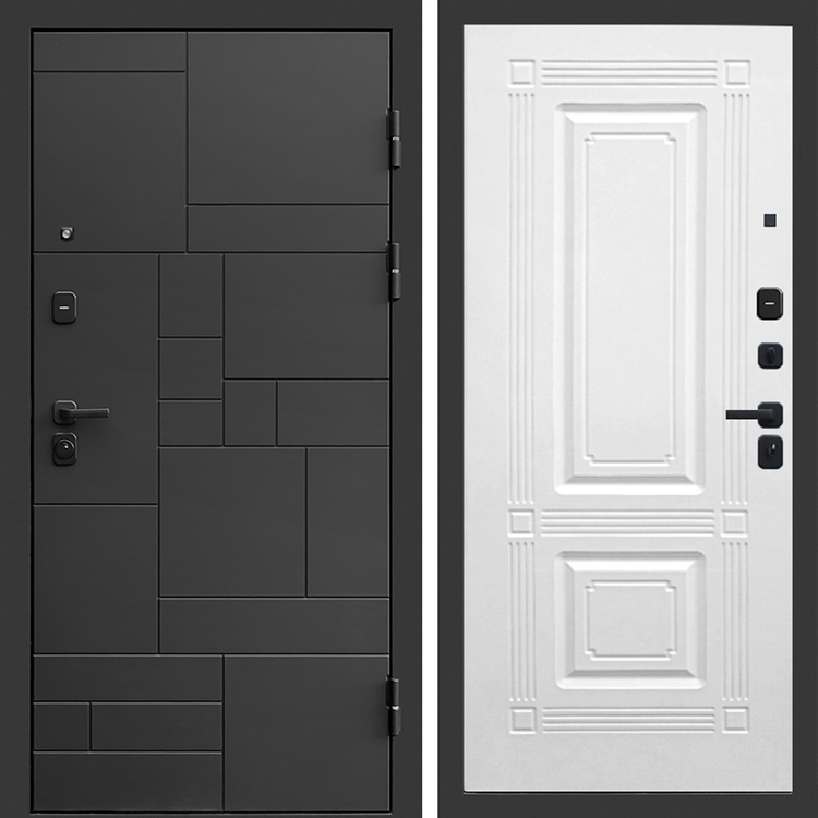 Входная дверь Квадро фл-745 Белый софт 47900