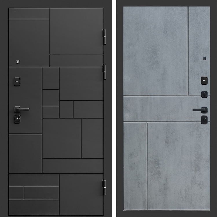 Входная дверь Квадро фл-246 Бетон темный 47856