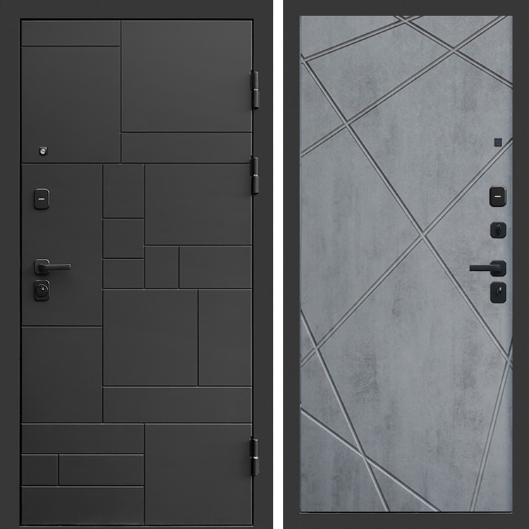 Входная дверь Квадро фл-247 Бетон темный 47857