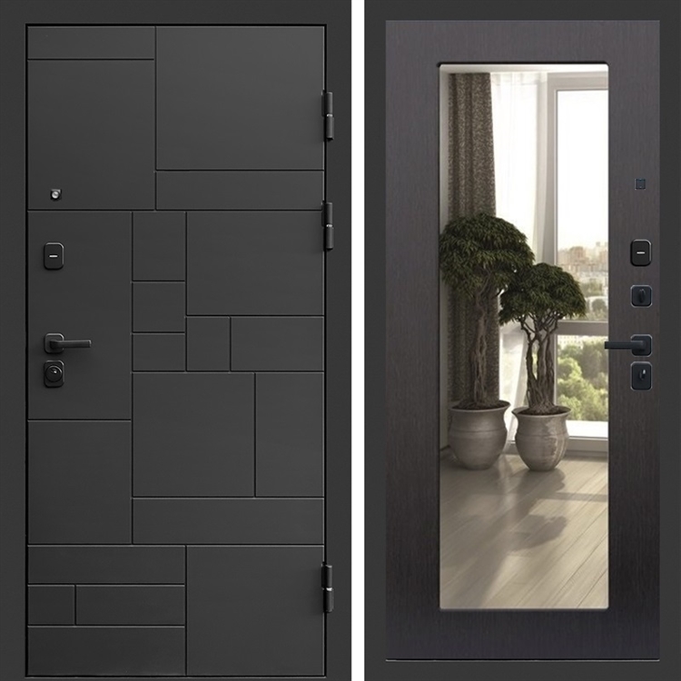 Входная дверь Квадро фл-251 с зеркалом Венге 47865