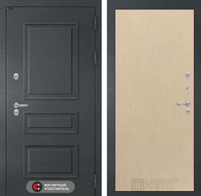 Входная дверь Атлантик 05 - Венге светлый 48578