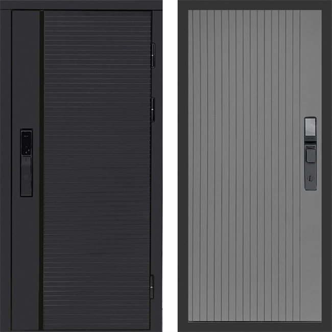 Входная дверь Black Line Flat 48664
