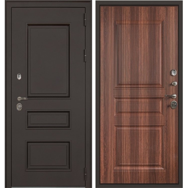 Входная металлическая дверь с терморазрывом АСД Аляска 3к Коньяк 15592