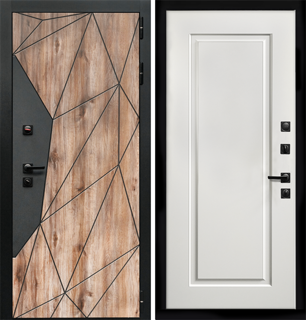 Входная дверь Интеко Авангард фл-119 Белый мат 48935