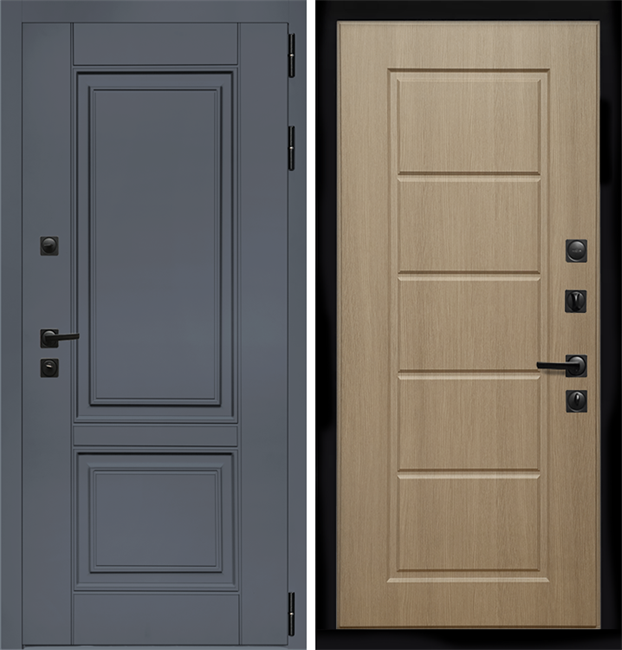 Входная дверь Интеко Афина Графит фл-39 Эко дуб 48998