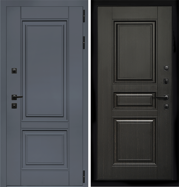 Входная дверь Интеко Афина Графит Классика Венге 49000