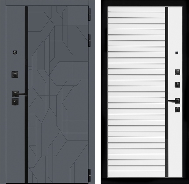 Входная дверь Интеко Верона панель Белый мат 48922