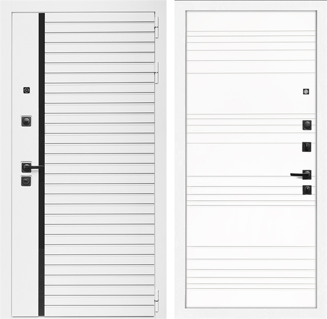 Входная дверь Интеко АГАТ Белая Горизонт дуб кантри 49058