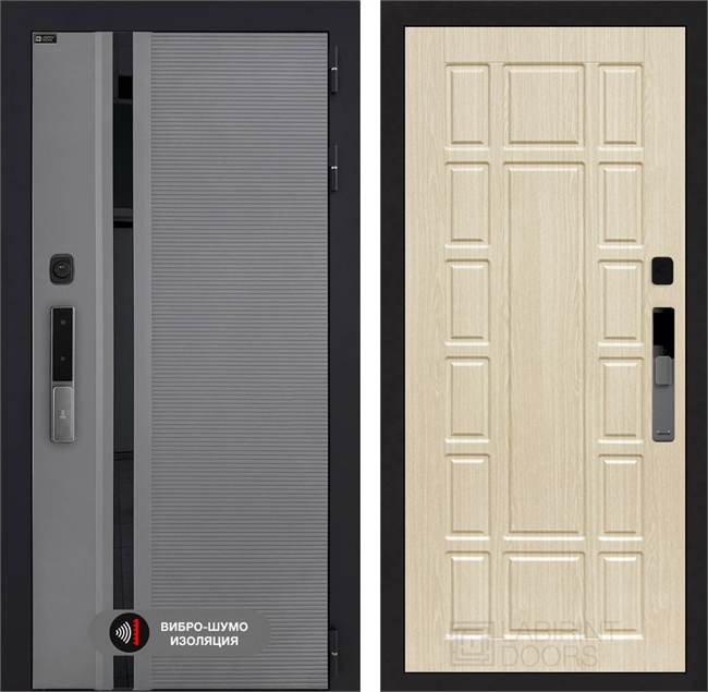 Входная дверь Пиано Смарт 2.0 панель 12 - Беленый дуб 55424