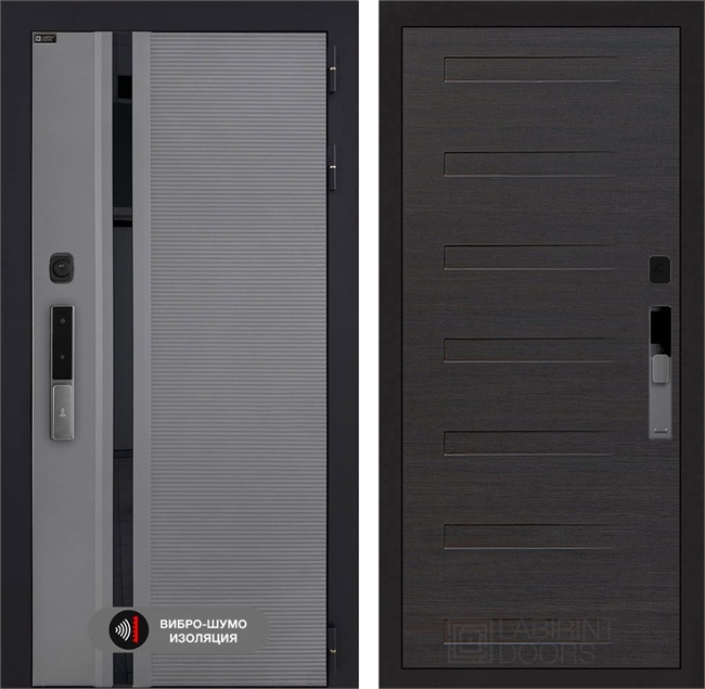 Входная дверь Пиано Смарт 2.0 панель 14 - Эковенге горизонтальный 55435