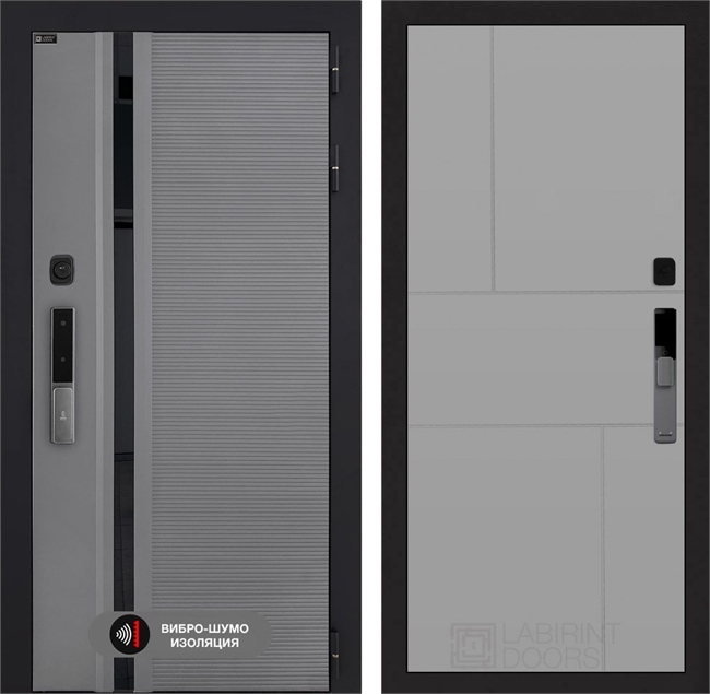 Входная дверь Пиано Смарт 2.0 панель 21 - Грей софт 55438