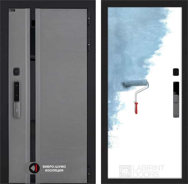 Входная дверь Пиано Смарт 2.0 панель 28 - Грунт под покраску 55479