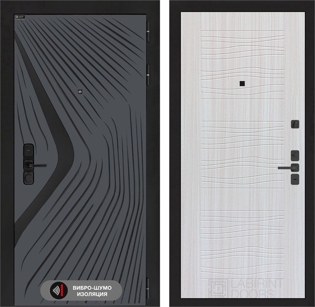 Входная дверь Лабиринт Леолаб 06 - Сандал белый 55535