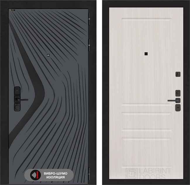 Входная дверь Лабиринт Леолаб 03 - Сандал белый 55513