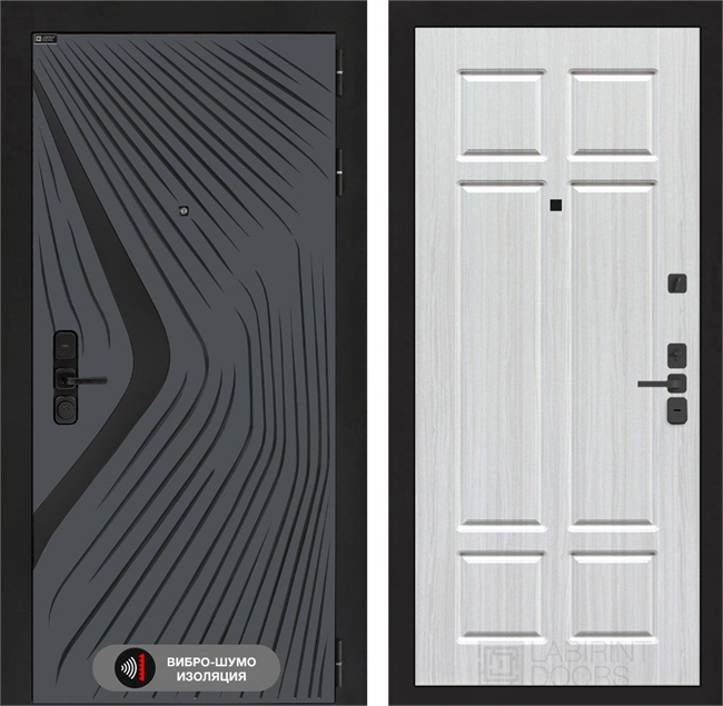 Входная дверь Лабиринт LEOLAB 08 - Кристалл вуд 55532