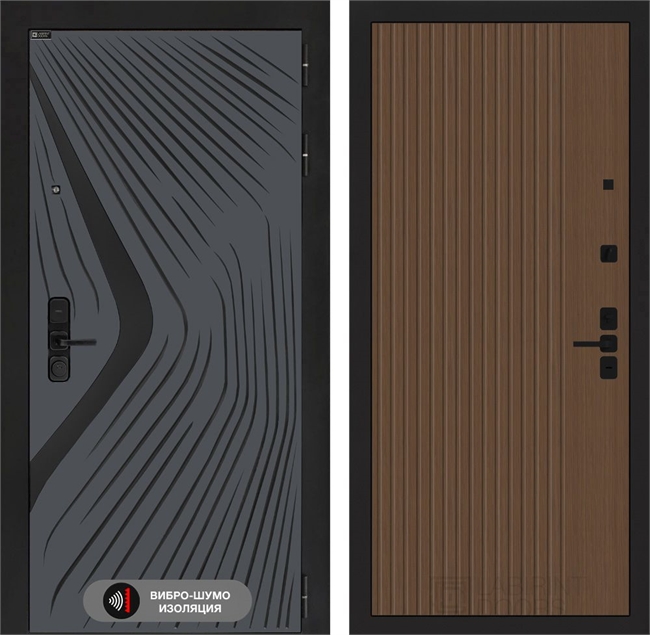 Входная дверь Лабиринт Леолаб 29 - Дуб кантри темный 55551