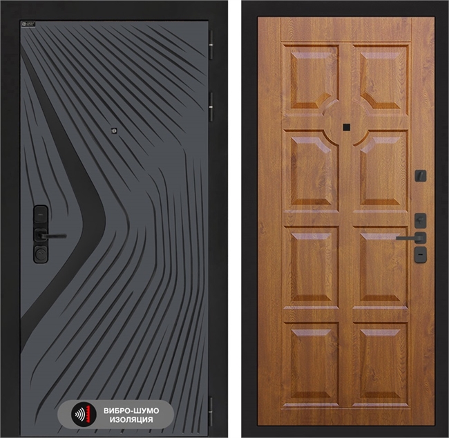 Входная дверь Леолаб 17 - Золотой дуб 55574