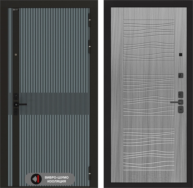 Входная дверь Иссида 06 - Сандал серый 55577