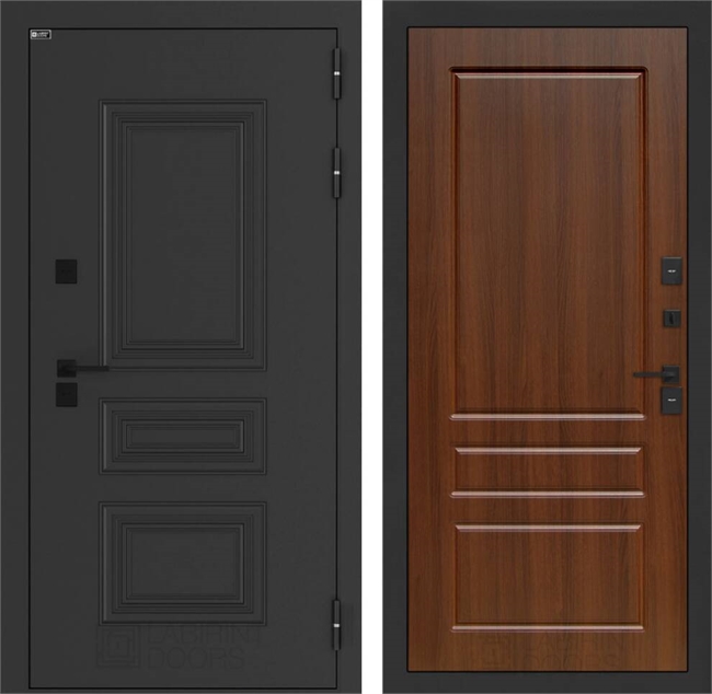 Входные двери Аляска лайт с терморазрывом 03 - Орех бренди 55580