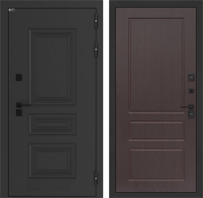 Входные двери Аляска лайт с терморазрывом 03 - Орех премиум 55650