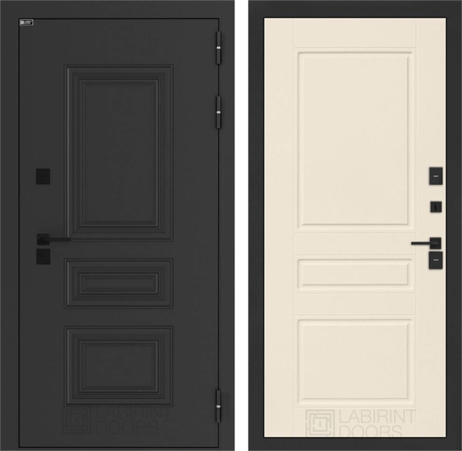 Входные двери Аляска лайт с терморазрывом 03 - Крем софт 55647