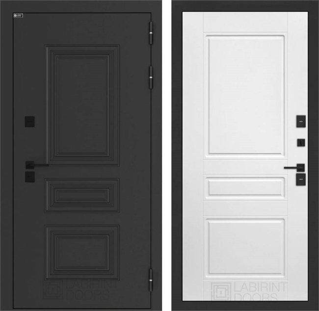 Входные двери Аляска лайт с терморазрывом 03 - Белый софт 55582