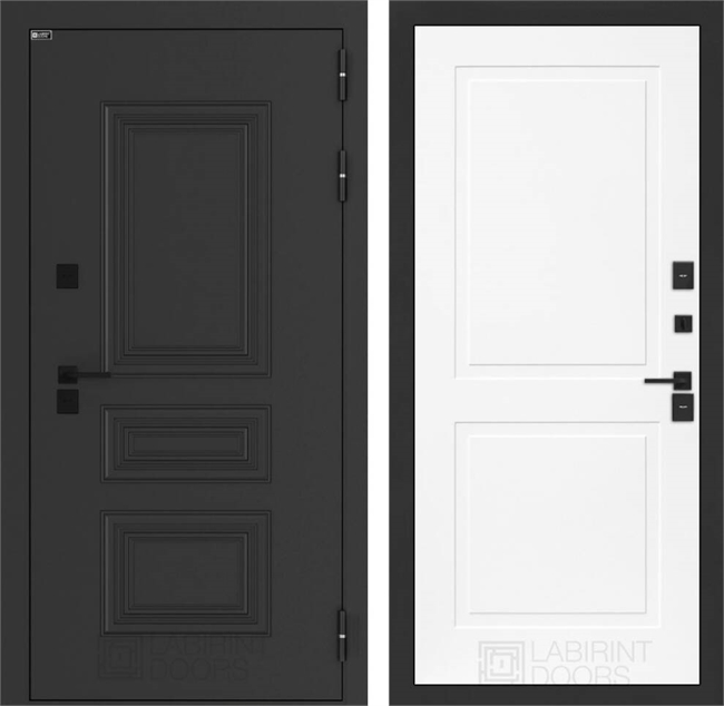 Входные двери Аляска лайт с терморазрывом 11 - Белый софт 55583