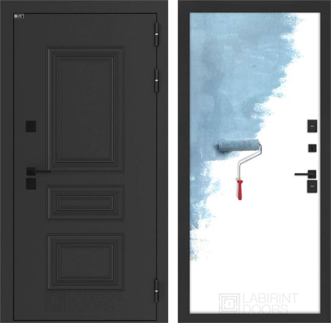 Входные двери Аляска лайт с терморазрывом 28 - Грунт под покраску 55624