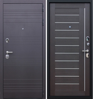 Входная металлическая дверь АСД Дуэт Орех рифленый 15578