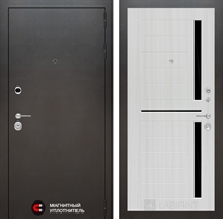 Входная металлическая дверь Лабиринт SILVER 02 - Сандал белый 1515626